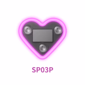 Solar Powered Wireless LED Heart Shape C-Pillar Neon Light (1Pcs)